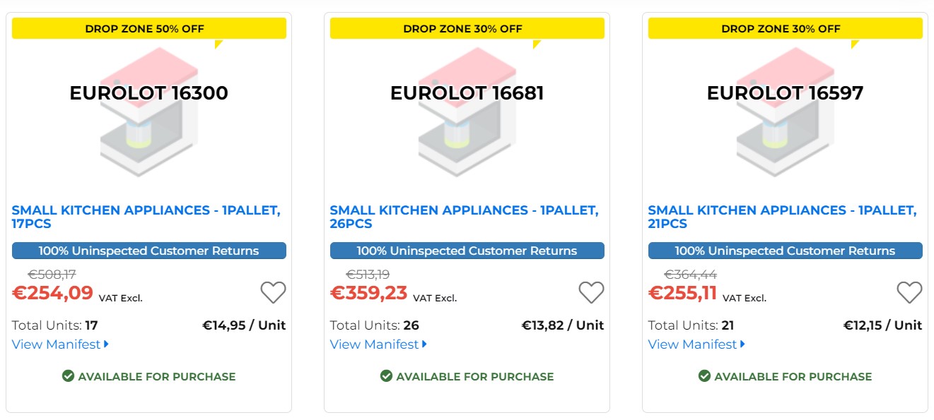 Wide Selection of Liquidation Stock